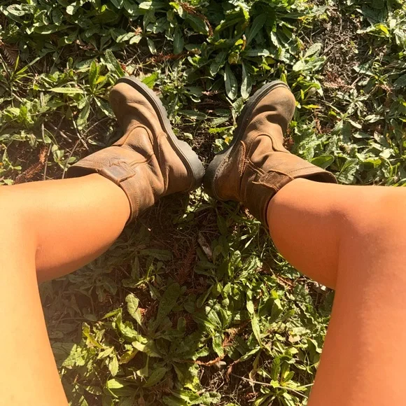 Wolverine Dark Brown Leather Boots - Picture 3 of 9